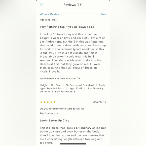 Anthropologie Popover blouse SP - Picture 8 of 8